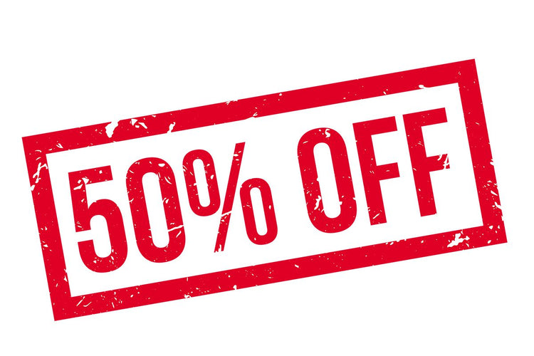 50% DISCOUNT SALE