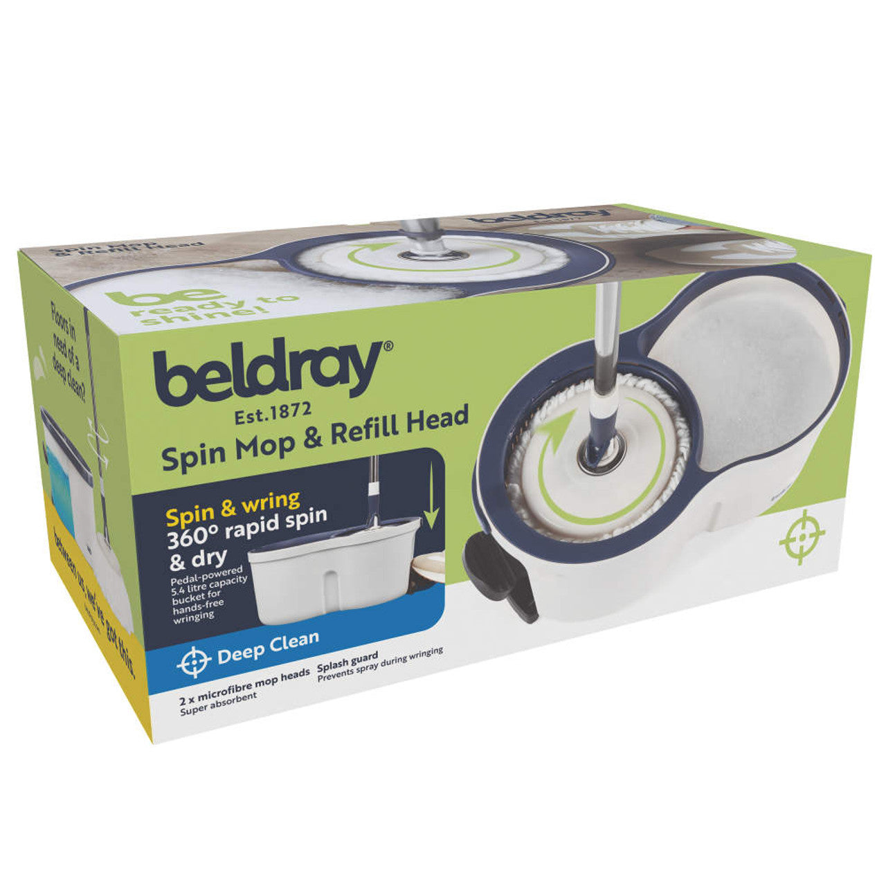 Deep Clean Spin Mop & Bucket - Beldray
