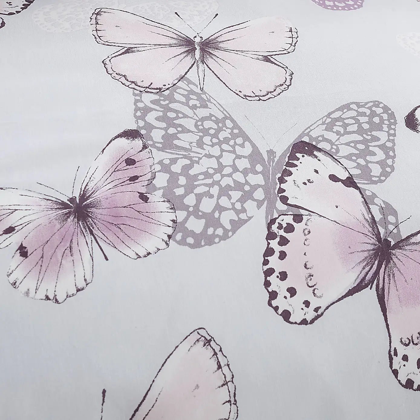 Catherine Lansfield Scatter Butterfly Heather Duvet Set