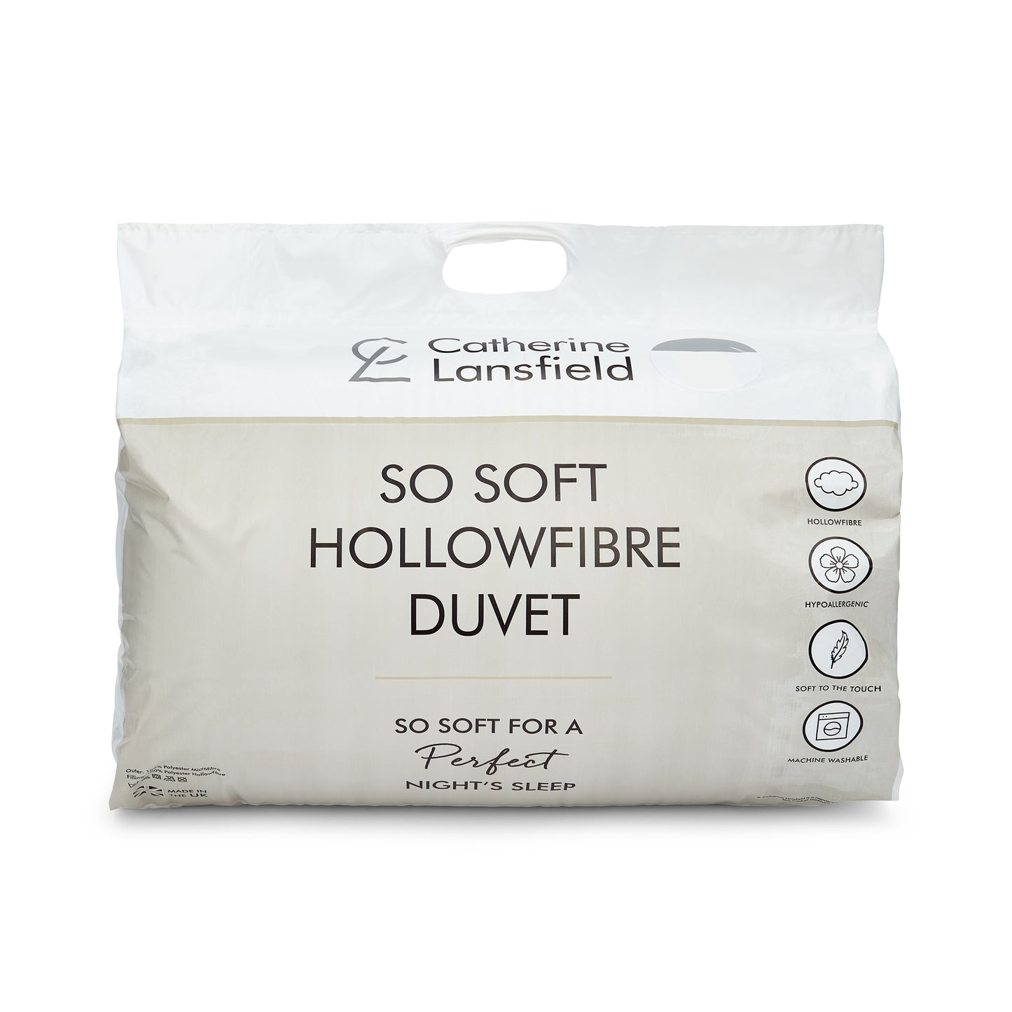Catherine Lansfield So Soft Hollowfibre Duvet 4.5 Tog