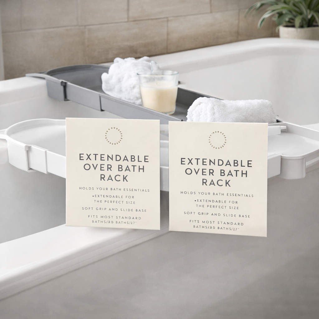 Extendable Over Bath Rack