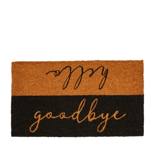 Hello Goodbye Coir Door Mat