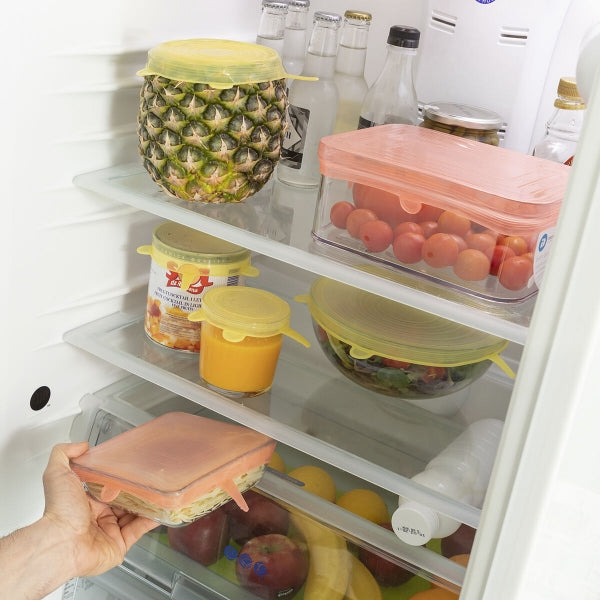 Set of 10 Reusable & Adjustable Kitchen Lids