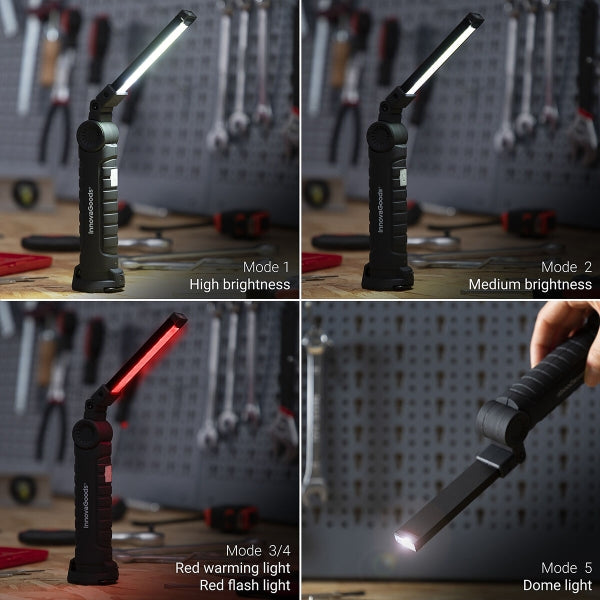 5 in 1 Rechargeable Magnetic LED Torch