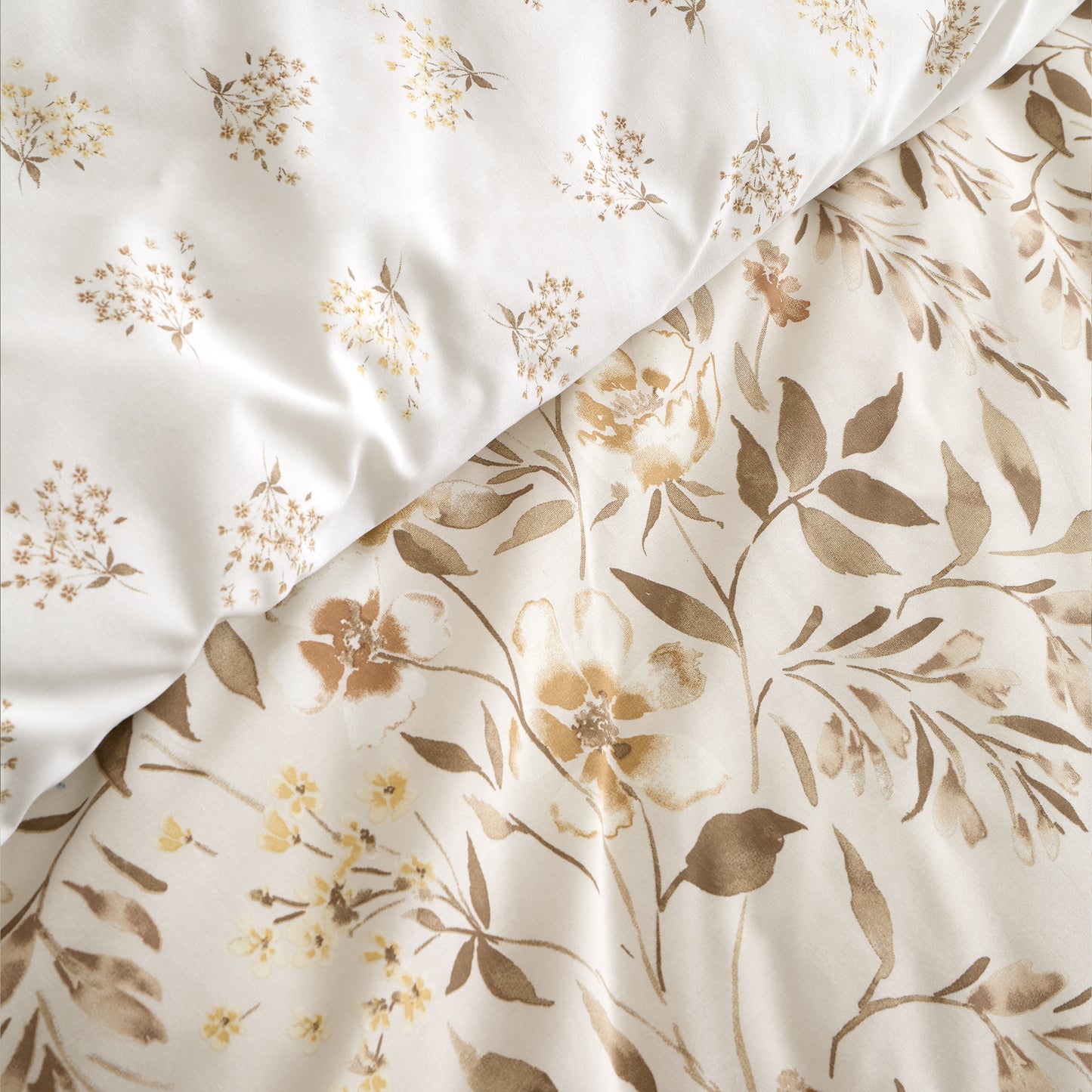 Catherine Lansfield Isadora Floral Duvet Set - Natural