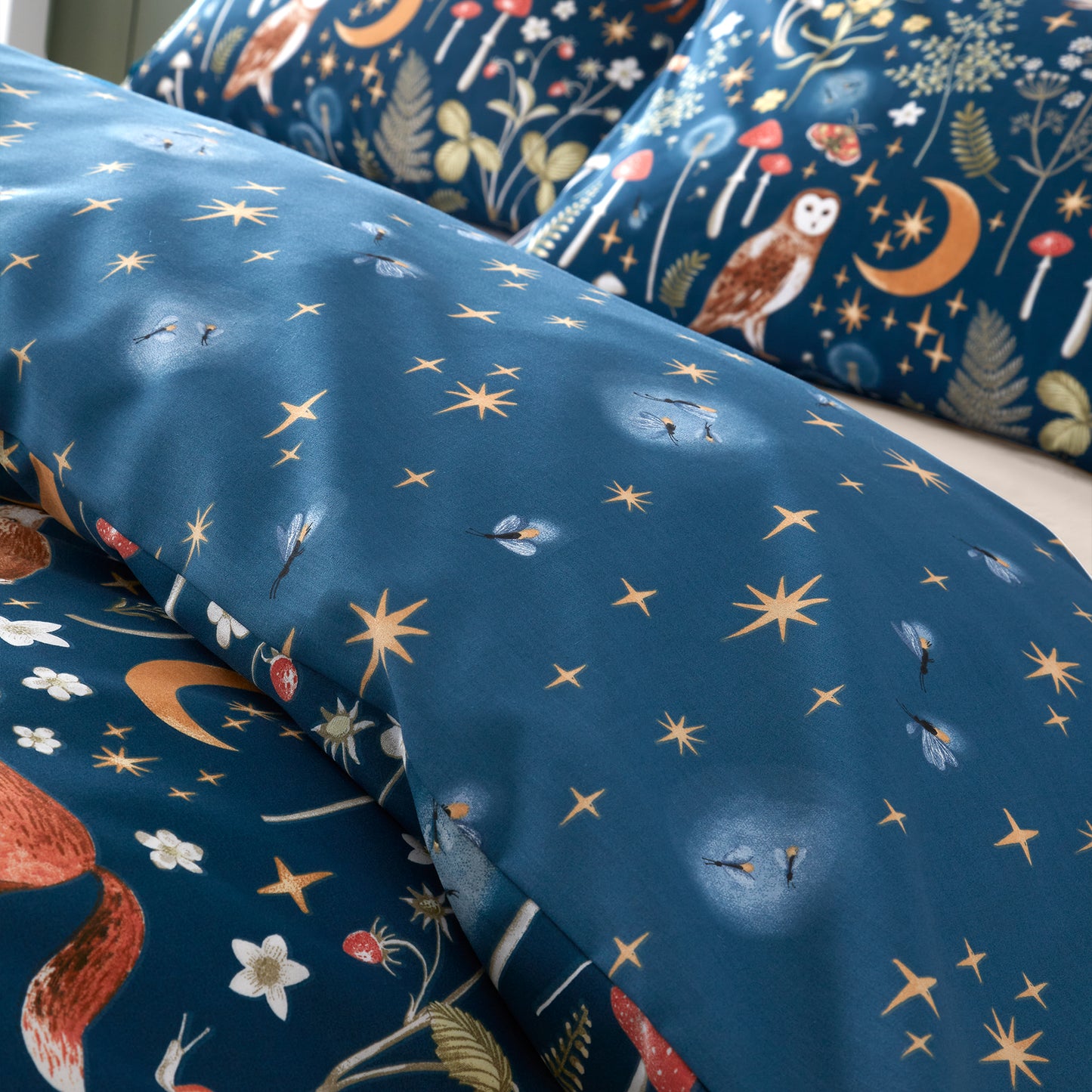 Catherine Lansfield Enchanted Twilight Duvet Set - Navy