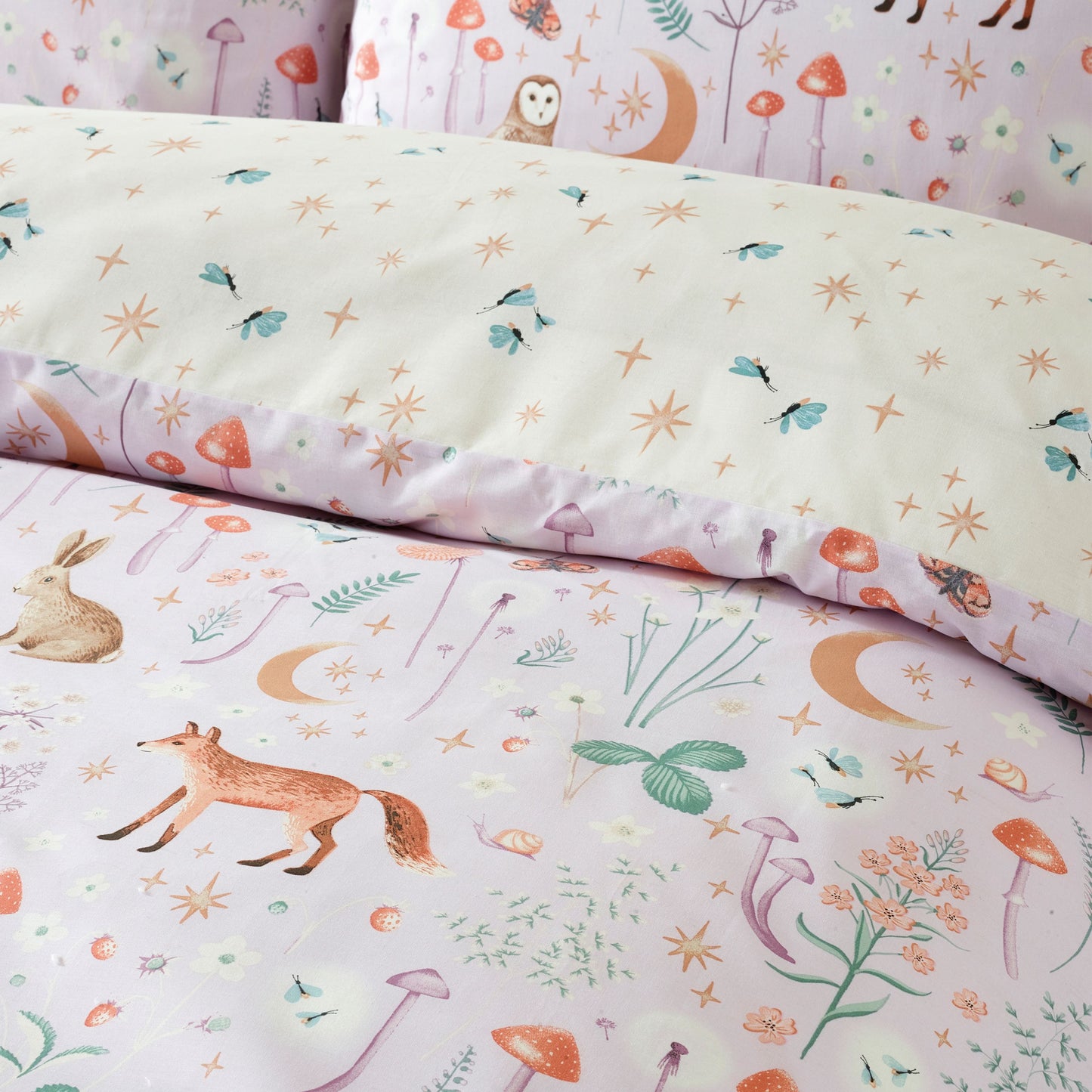 Catherine Lansfield Enchanted Twilight Duvet Set - Lilac
