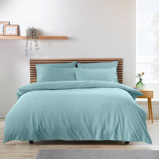 Catherine Lansfield So Soft Non Iron Duvet Set - Duck Egg