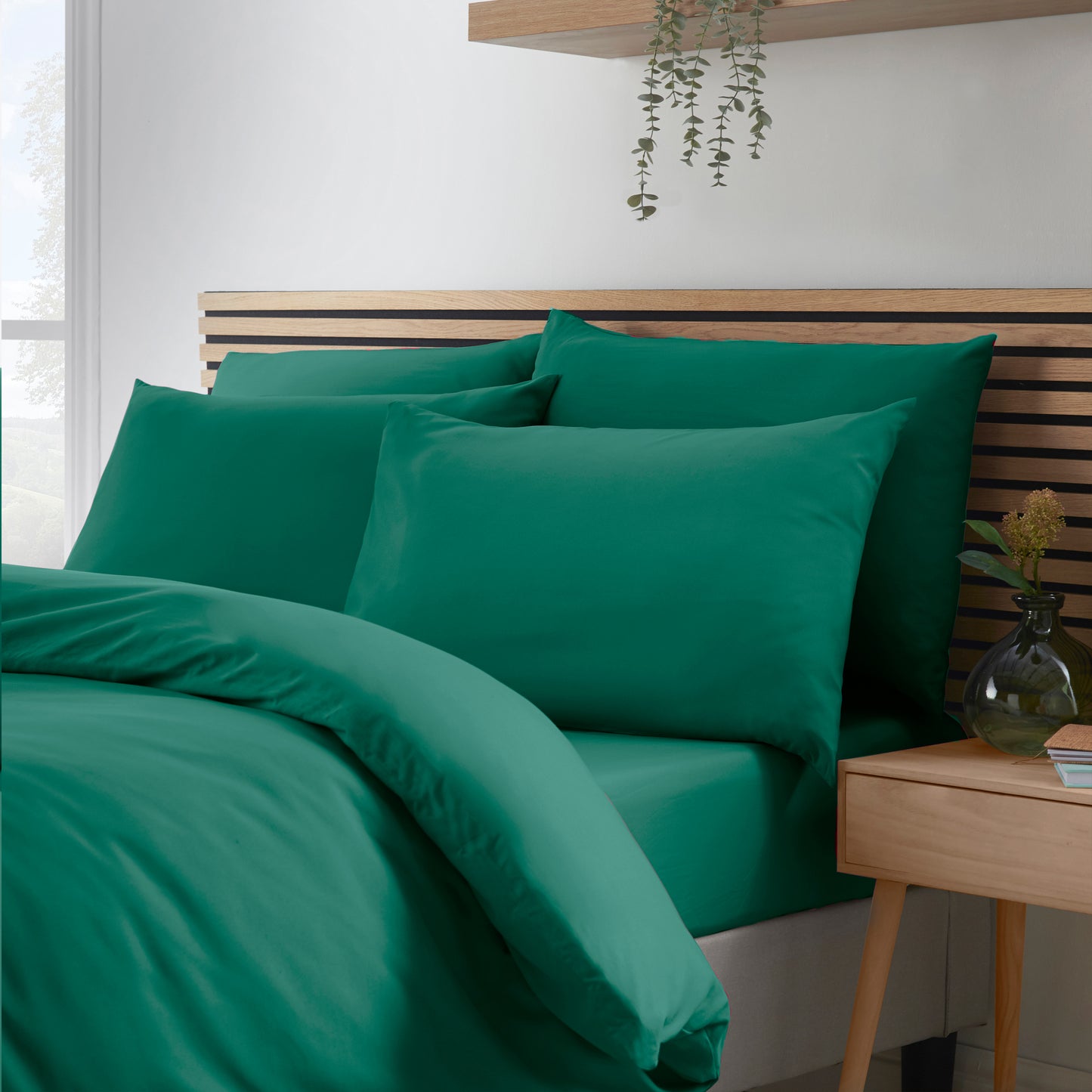 Catherine Lansfield So Soft Non Iron Duvet Set - Teal