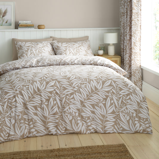Catherine Lansfield So Soft Sorrel Duvet Set - Natural