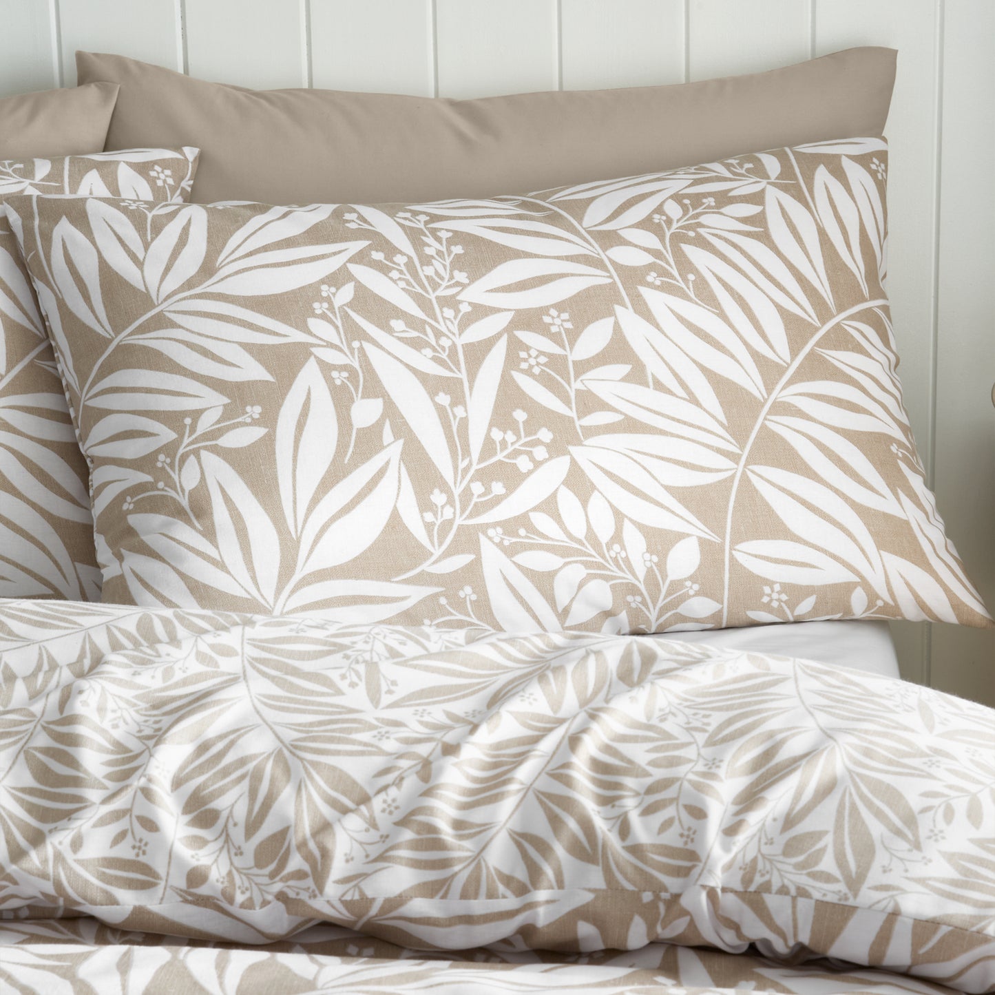Catherine Lansfield So Soft Sorrel Duvet Set - Natural
