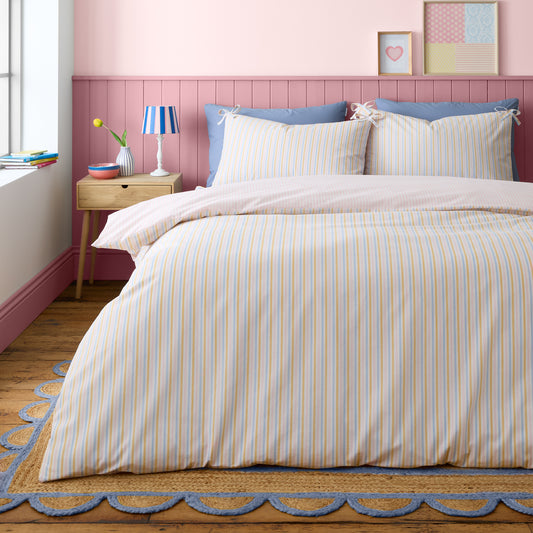 Catherine Lansfield Brighton Stripe Duvet Set