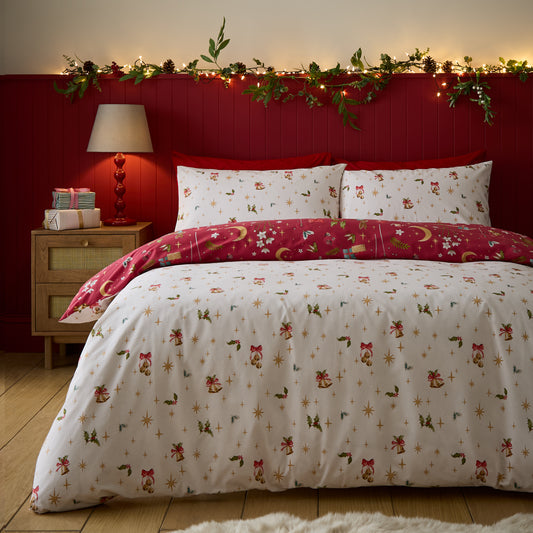 Catherine Lansfield Christmas Enchanted Twilight Duvet Set