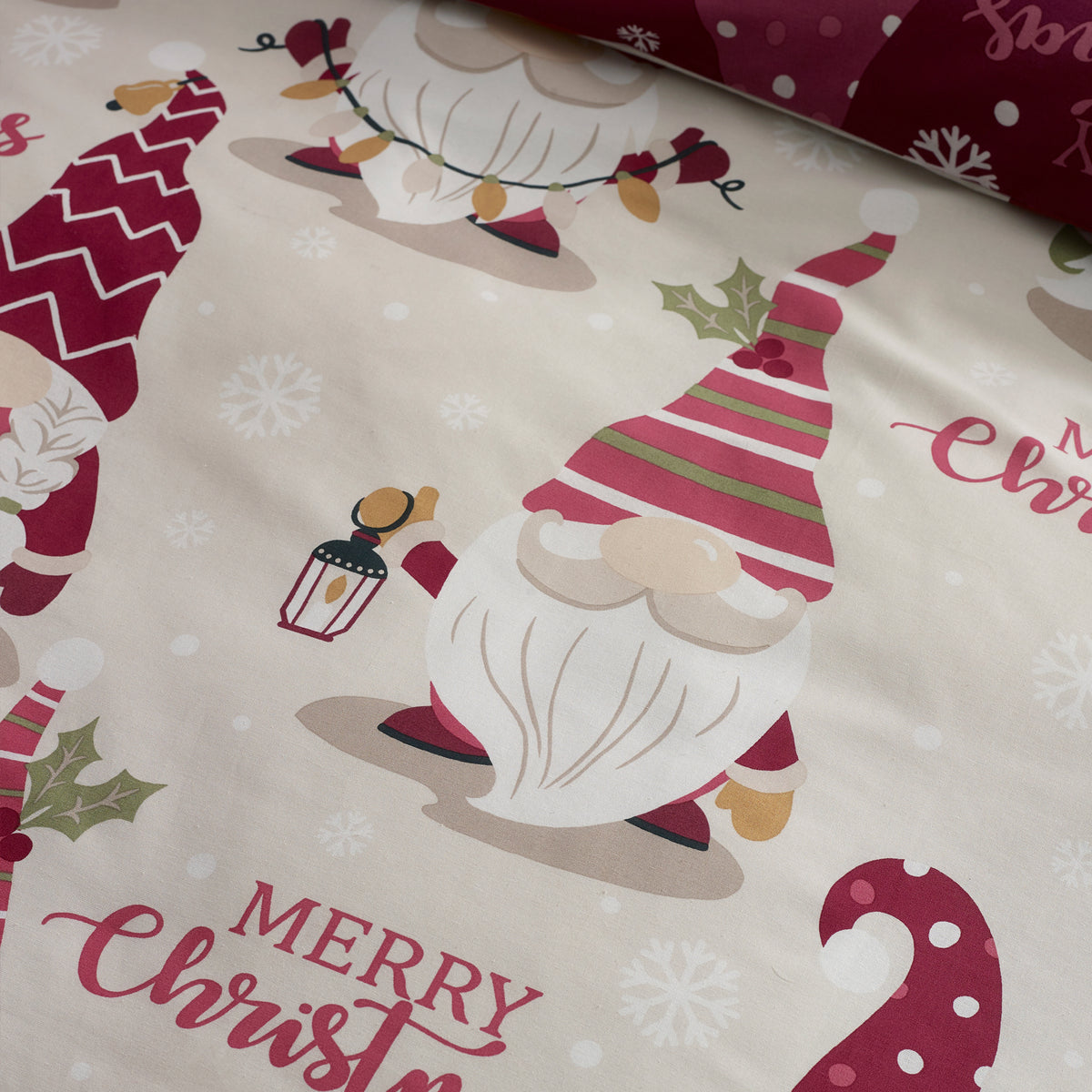 Catherine Lansfield Christmas Gonks Duvet Set