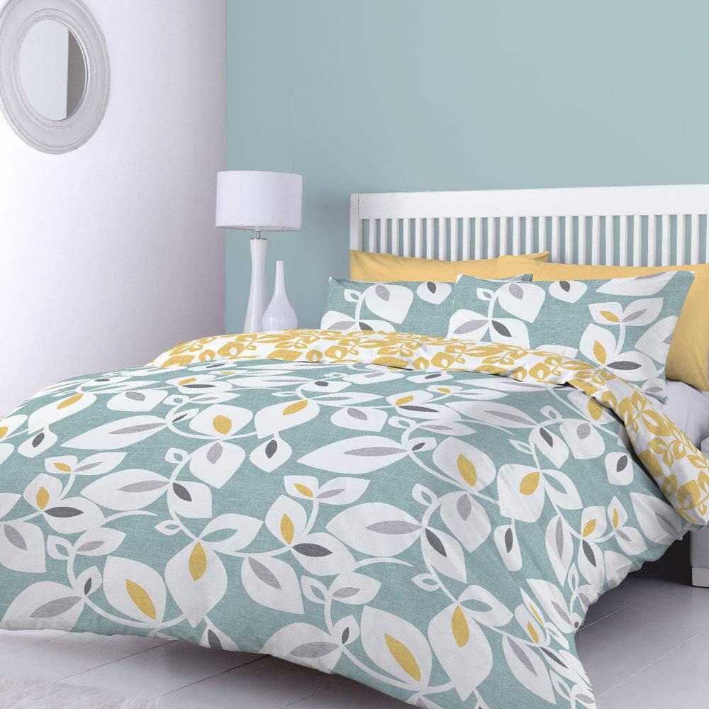 Catherine Lansfield Inga Leaf Duvet Set