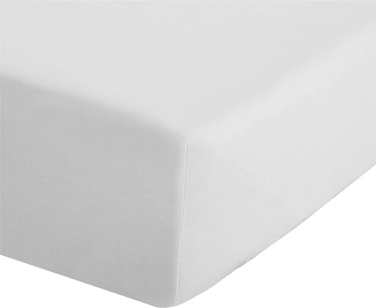 Catherine Lansfield Easy Iron Extra Deep Fitted Sheet with Pair of Pillow Cases - White