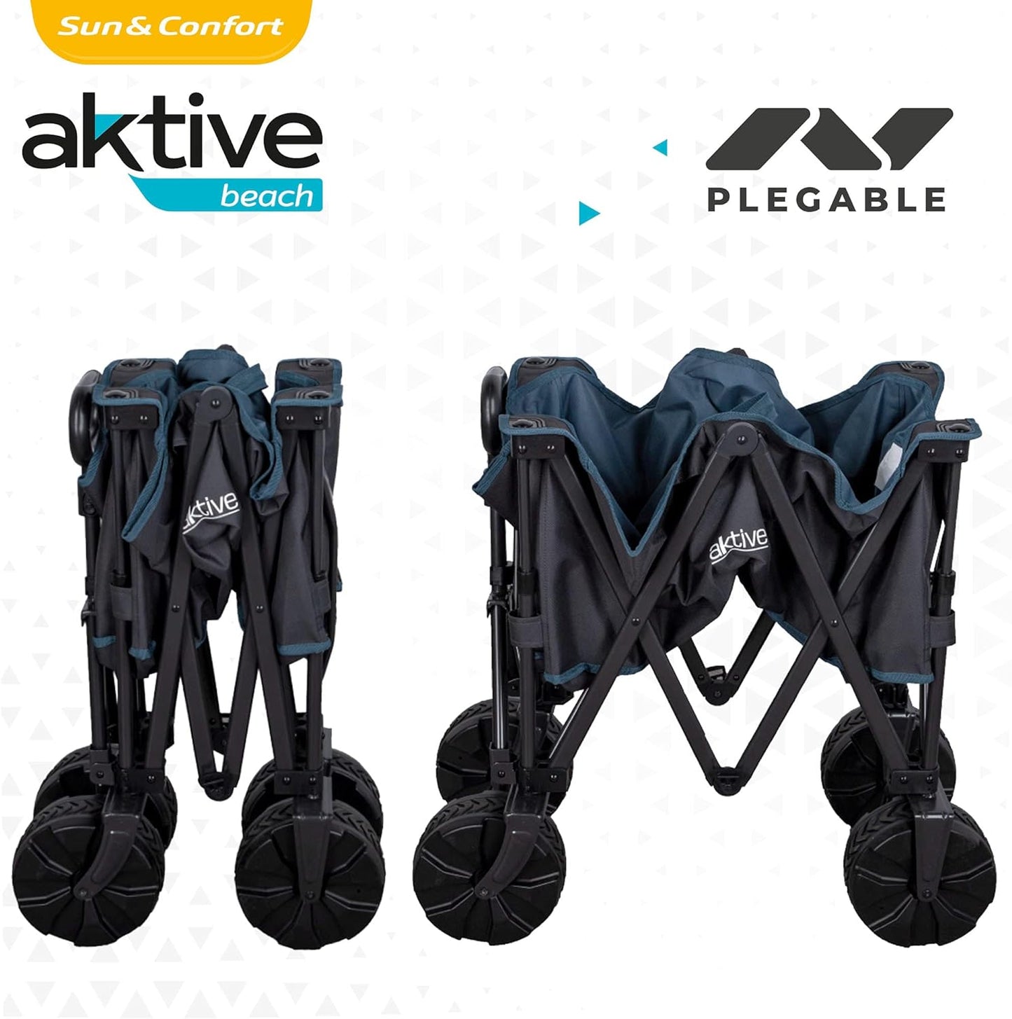 Aktive Folding Beach Cart