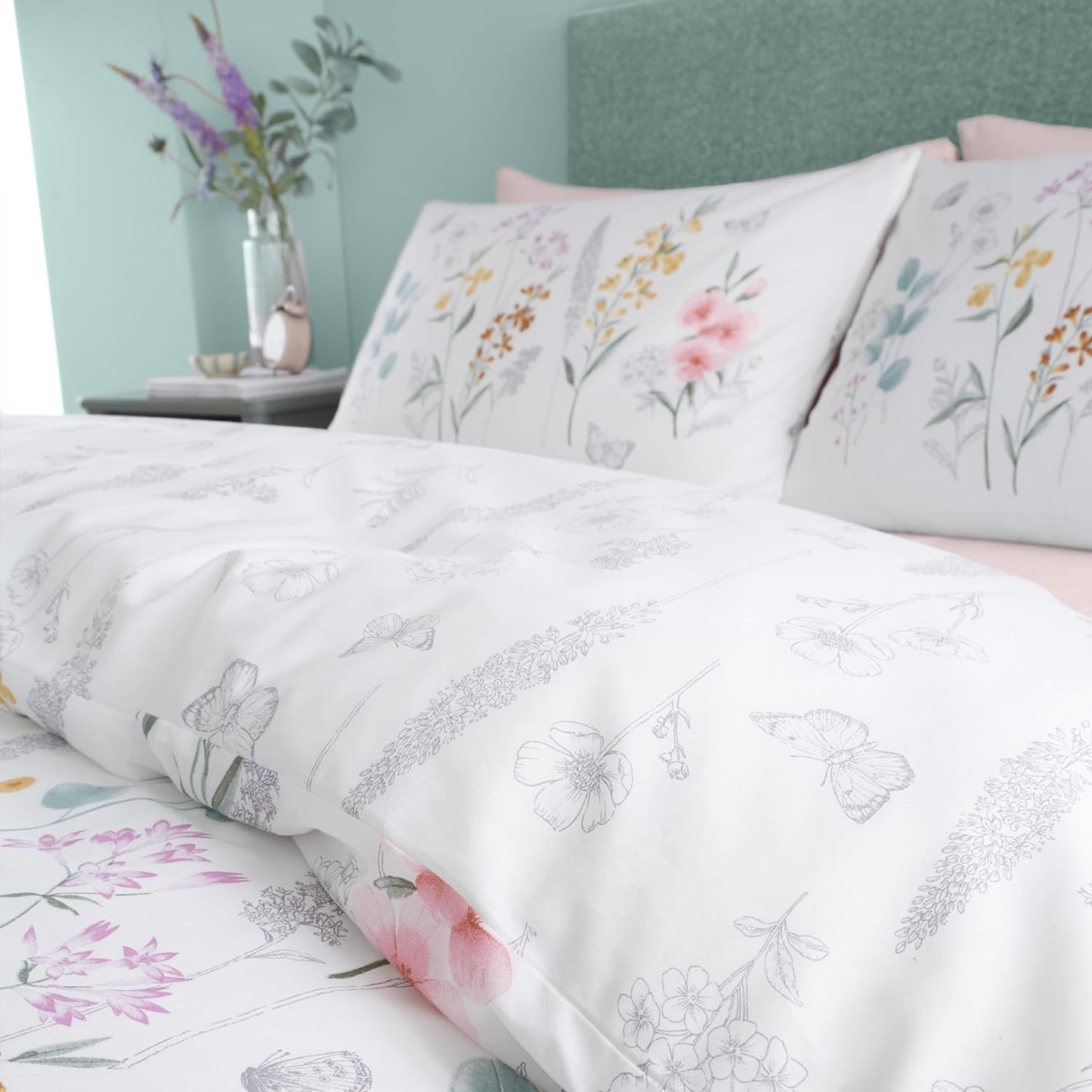 Catherine Lansfield Emilia Floral Duvet Set