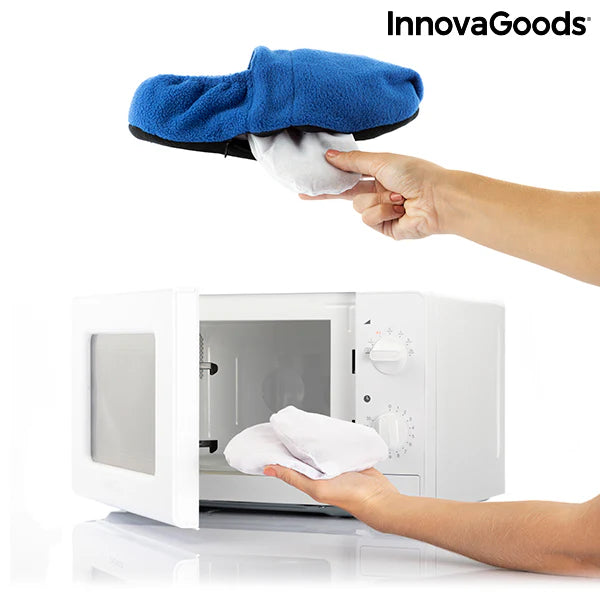 Foot Warmer Microwavable Heated Slippers - One Size