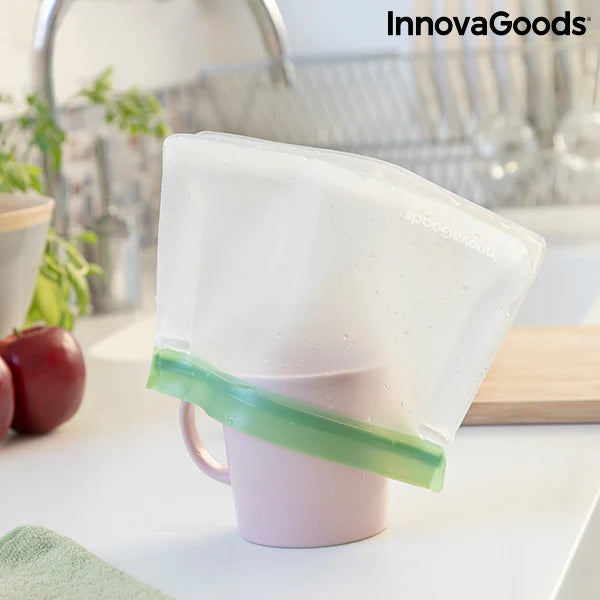 Set of Reusable Hermetically-sealed Bags - 6 Pieces