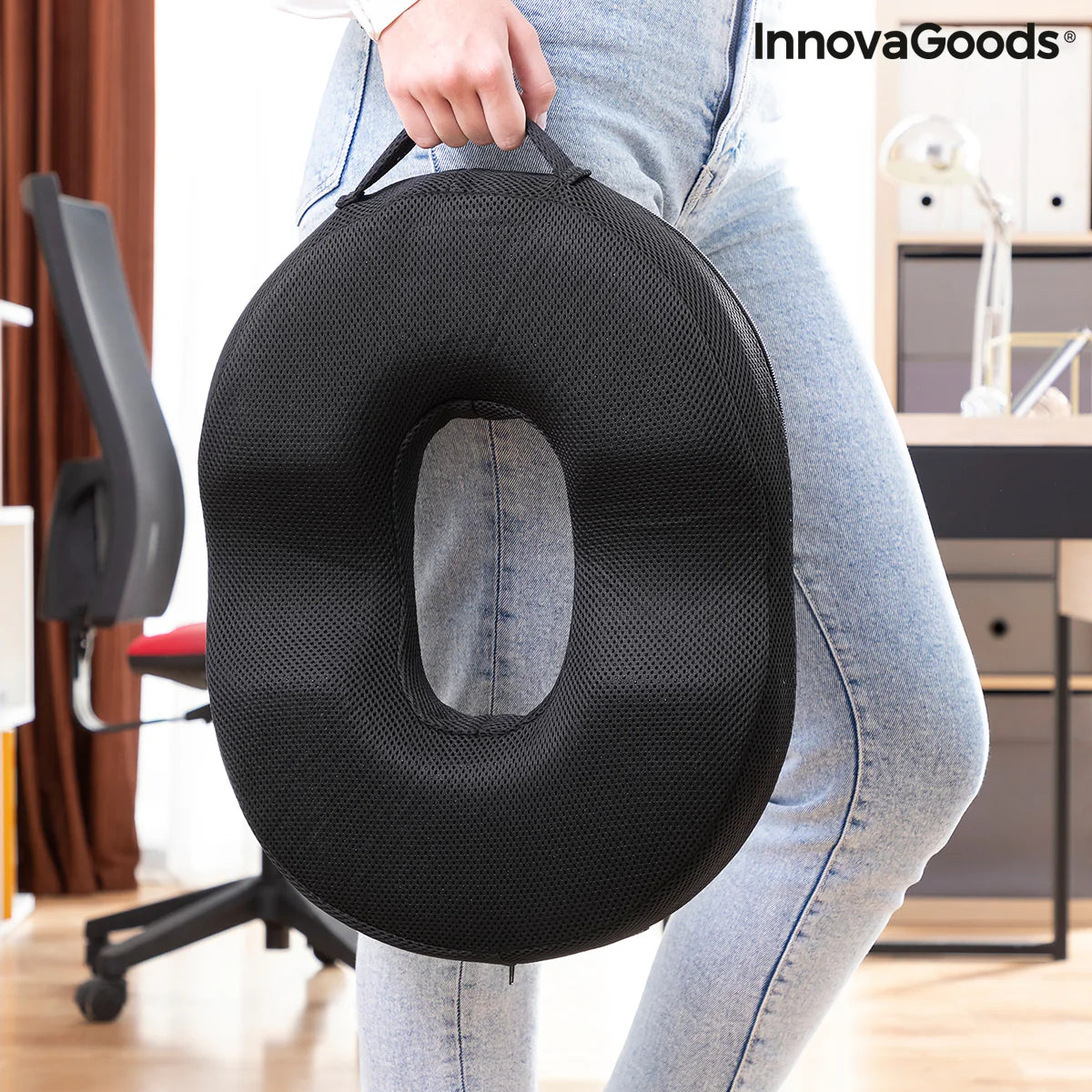 Gel & Bamboo Charcoal Cushion with Removable Cover