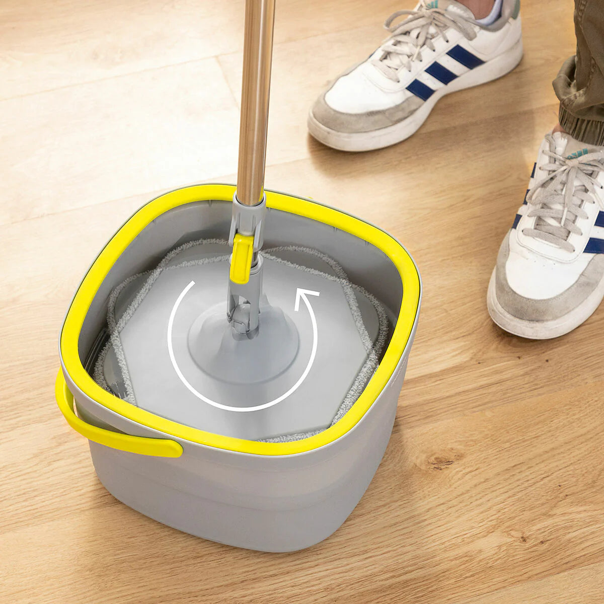 Self-Cleaning Spin Mop with Separation Bucket