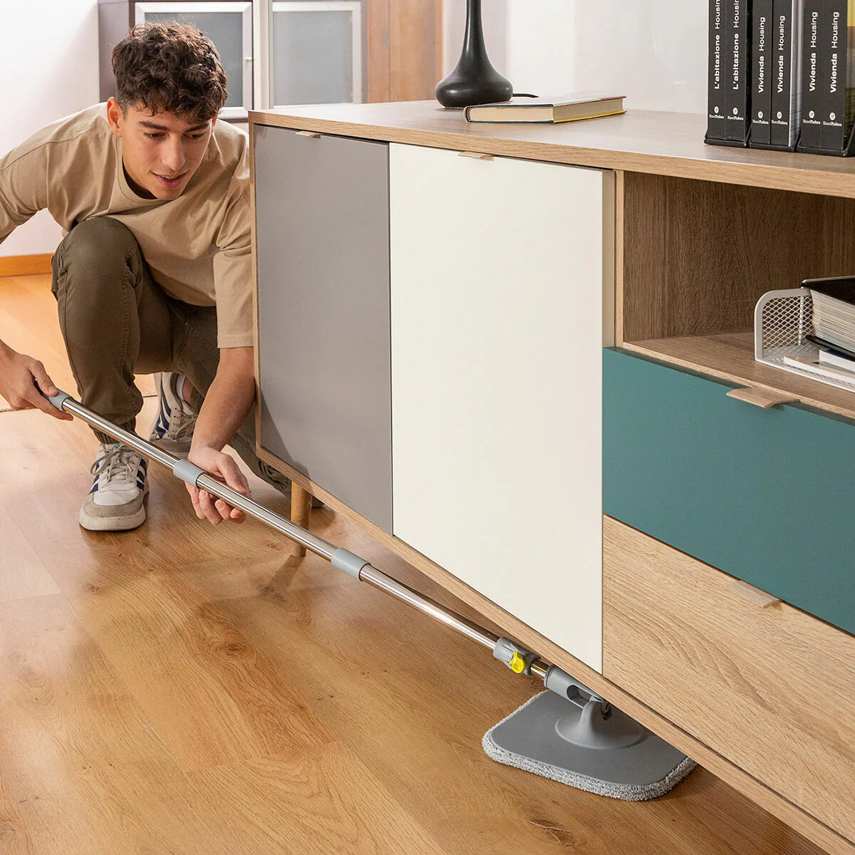 Self-Cleaning Spin Mop with Separation Bucket
