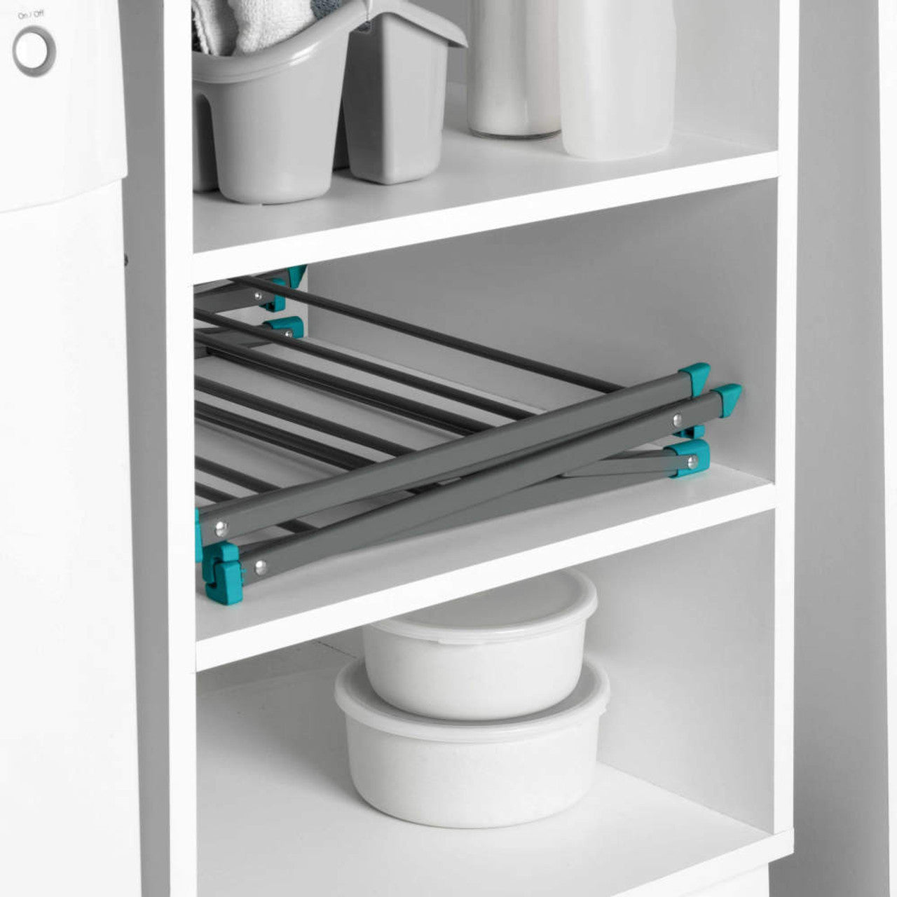 Compact Overdoor Clothes Airer