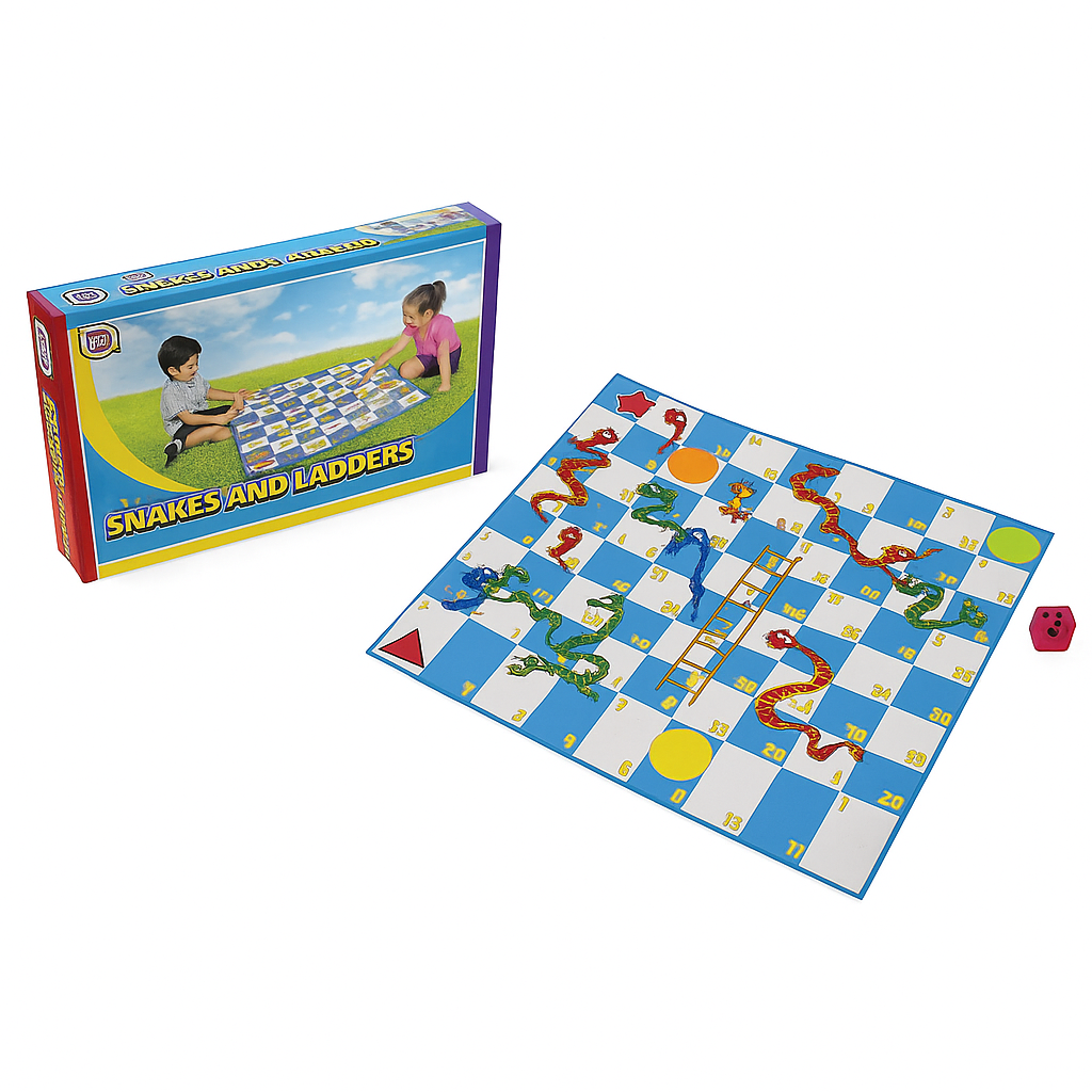 Giant Snakes & Ladders Game