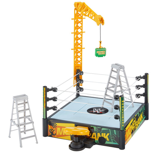 WWE Money in the Bank Cash-In Ring Playset โ 40+ Sounds & Phrases