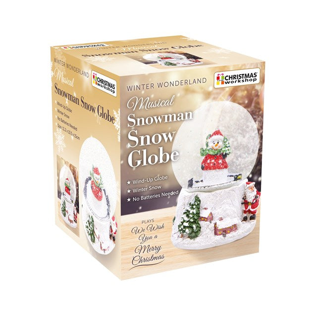 Wind up Musical Snowman Snowglobe