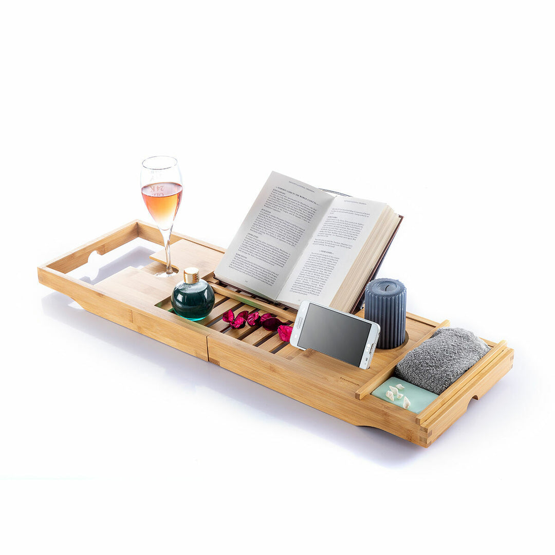 Extendable Bamboo Bath Tray
