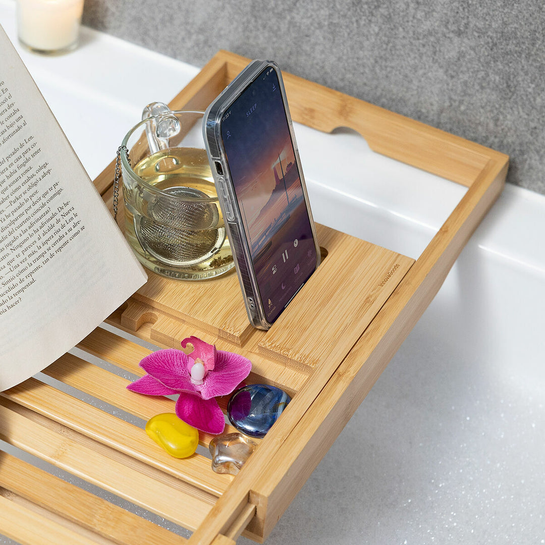 Extendable Bamboo Bath Tray