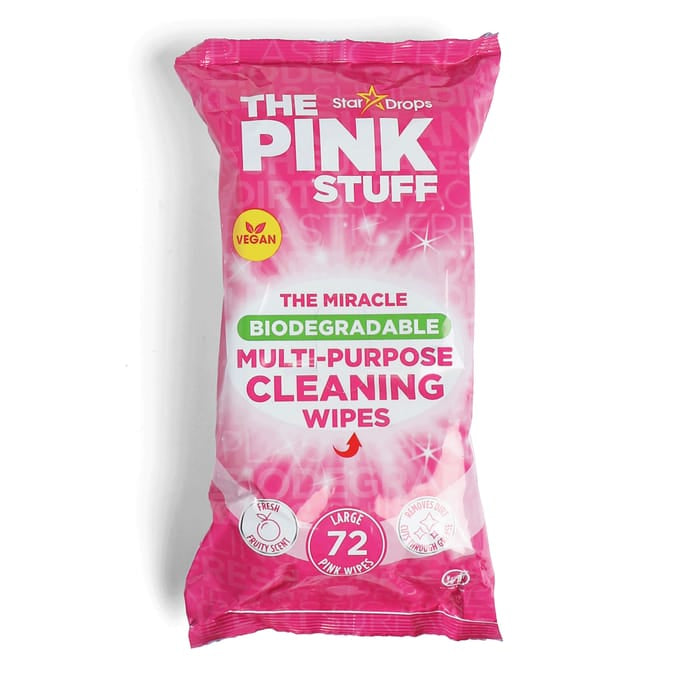 The Pink Stuff The Miracle Biodegradable Multi-Purpose Cleaning Wipes