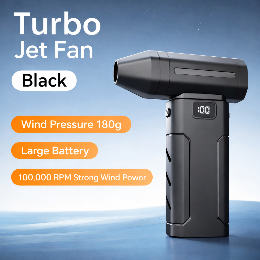Turbo Jet Fan – Black