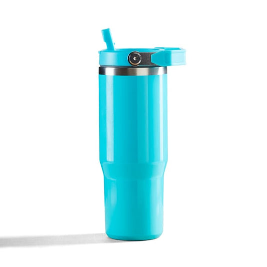 Hydrate Tumbler with Handle - Turquoise