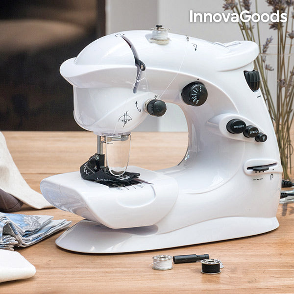 InnovaGoods Compact Sewing Machine 6 V 1000 mA White