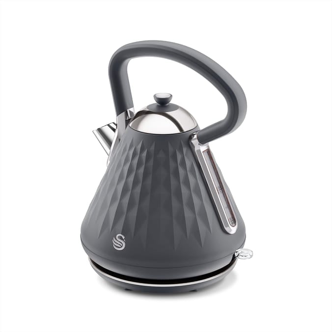 Swan Carlton Pyramid Kettle - Grey