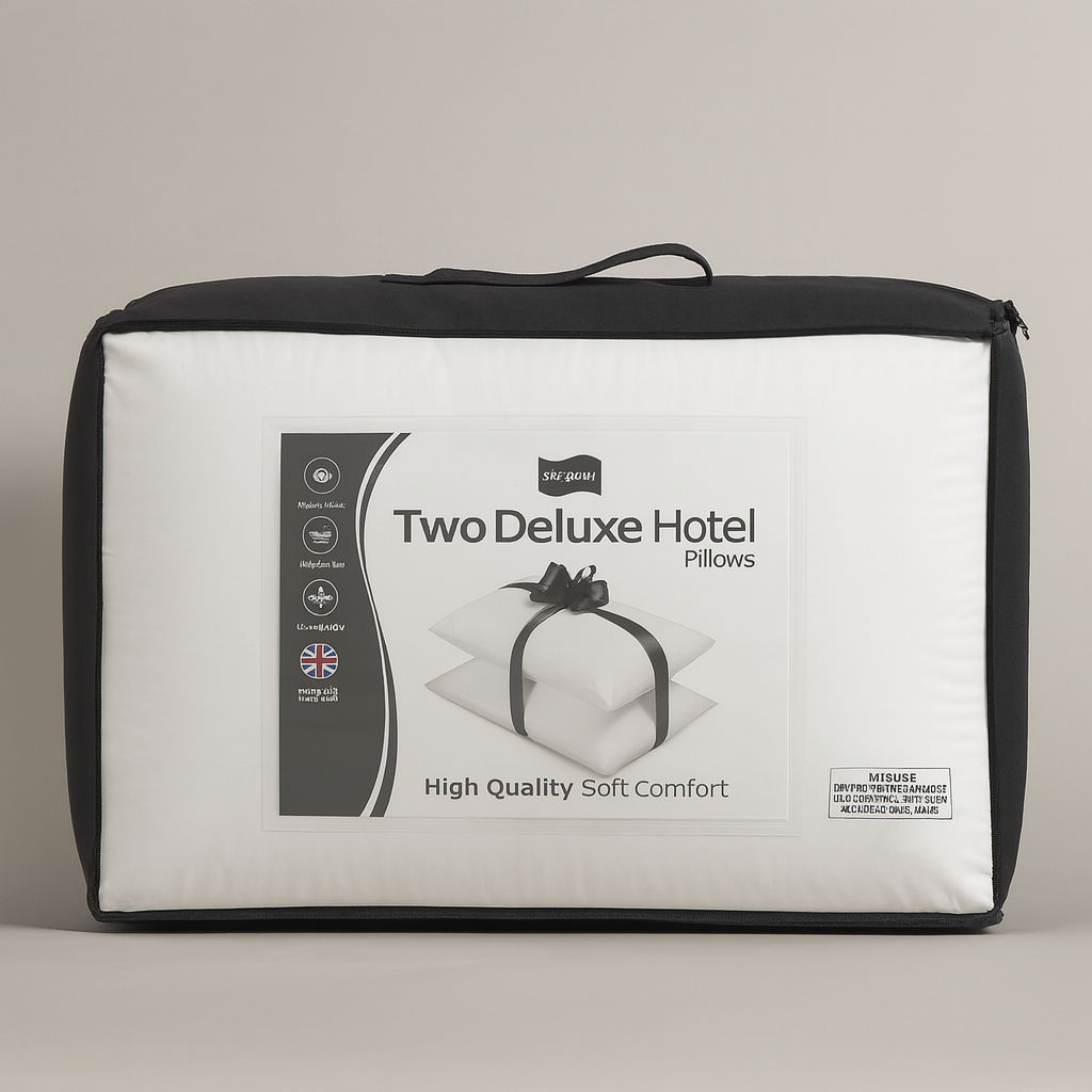 The Threadery Pillow Pair Deluxe Hotel Pillows