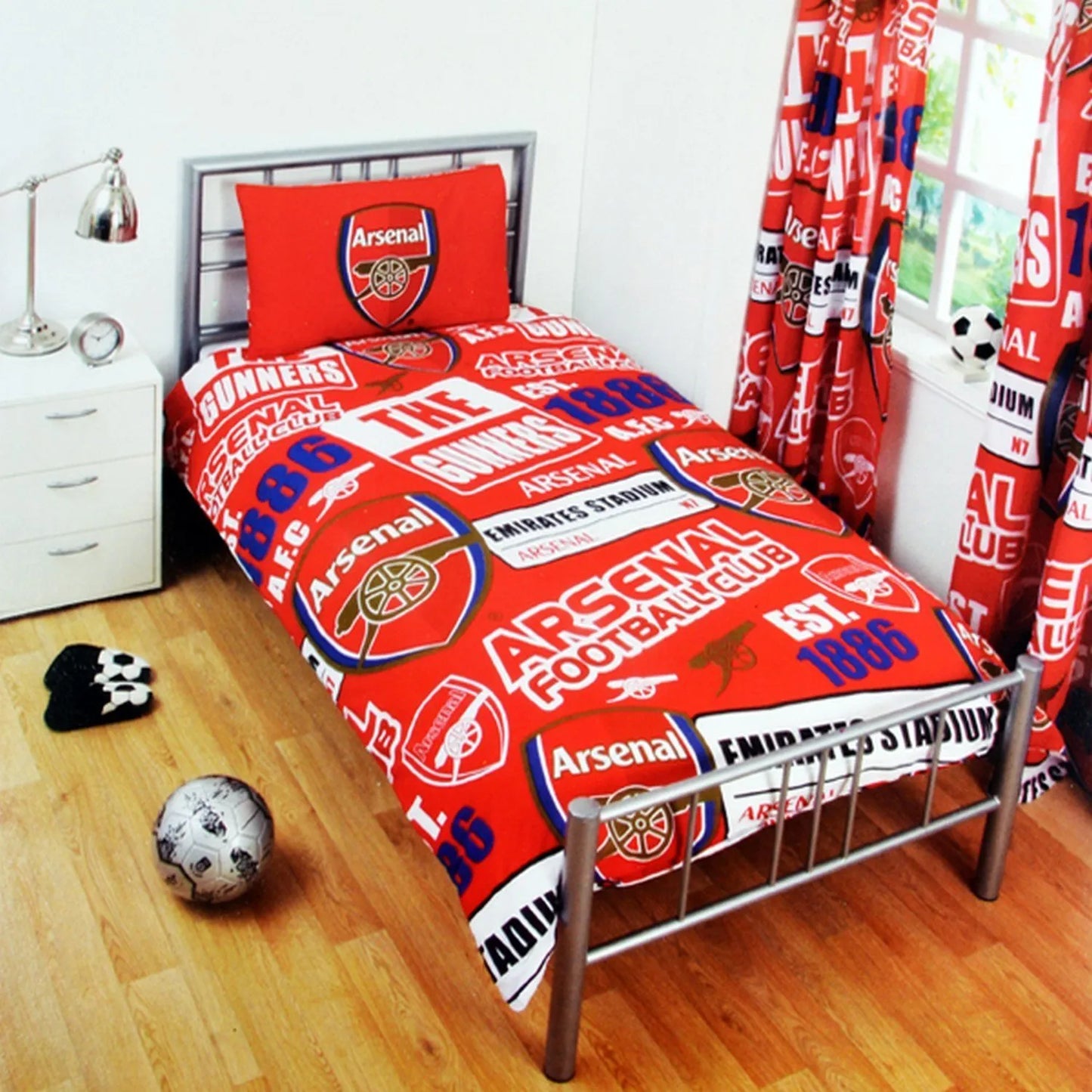 Official Arsenal FC Duvet Set - Single