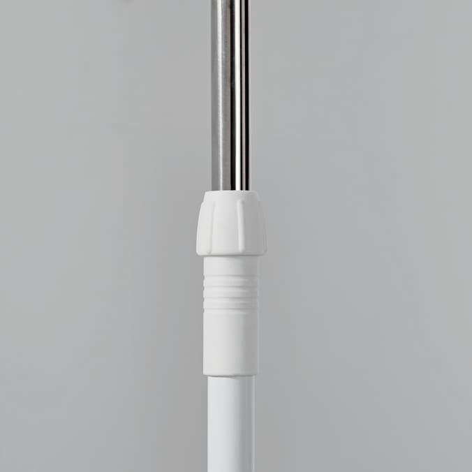 Adjustable Clothes Rail - White