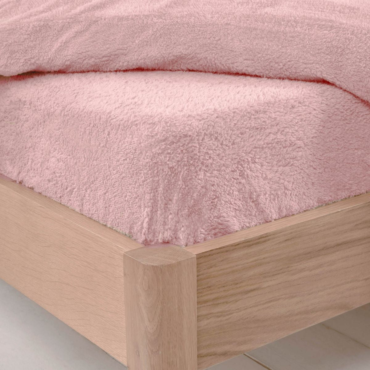 Teddy Fleece Fitted Sheet - Pink