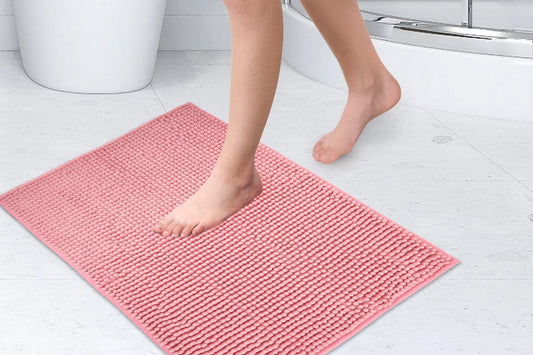 Soft Touch Non Slip Bathroom Rug - Pink