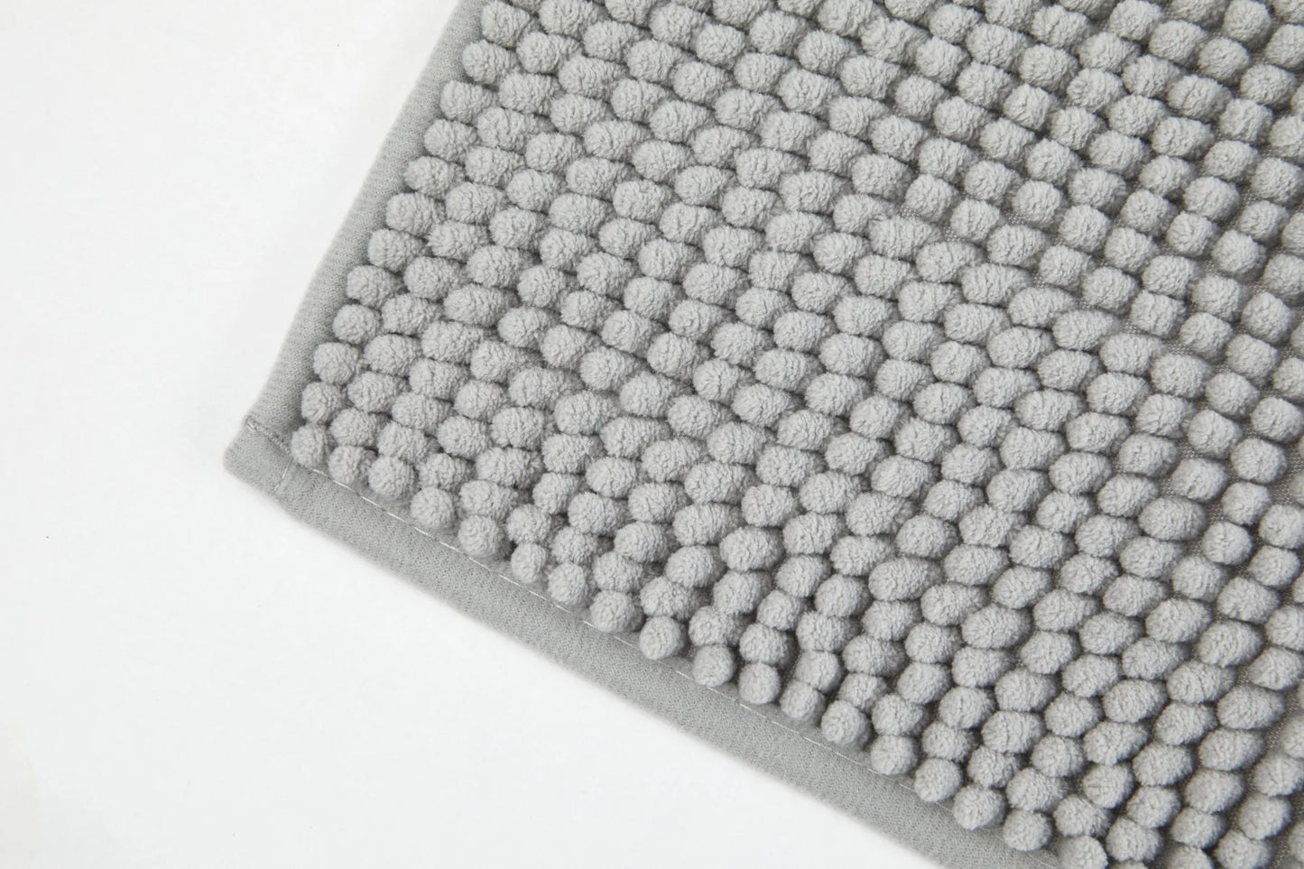 Soft Touch Non Slip Bathroom Rug - Silver