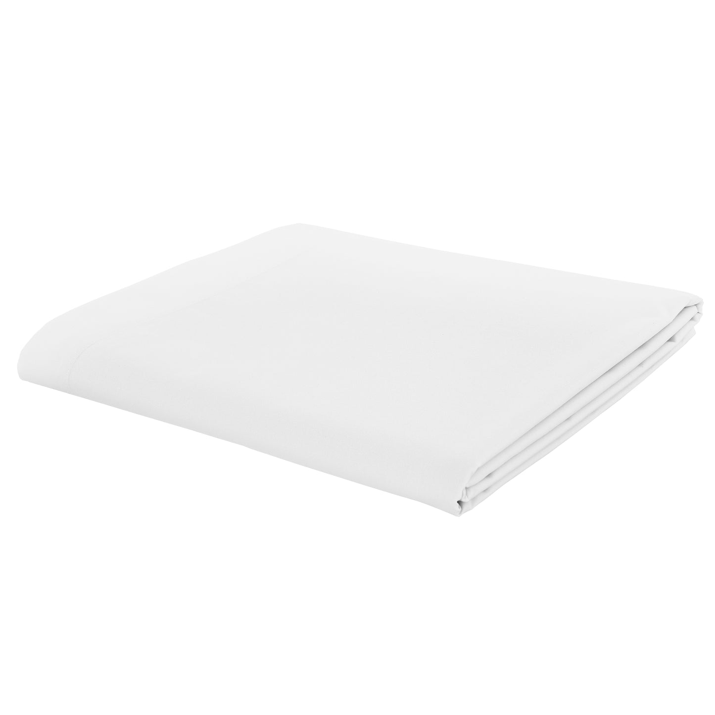 Catherine Lansfield Easy Iron Flat Sheet - White