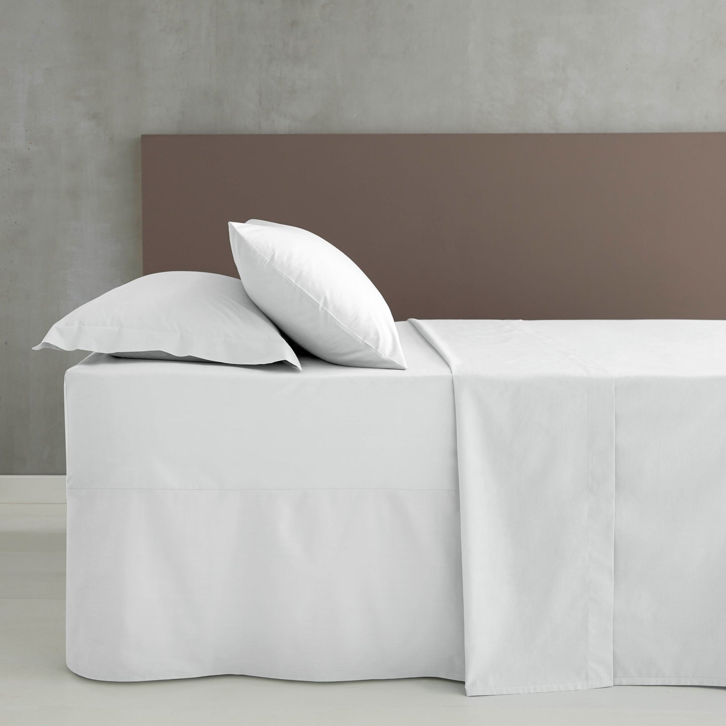 Catherine Lansfield Easy Iron Flat Sheet - White