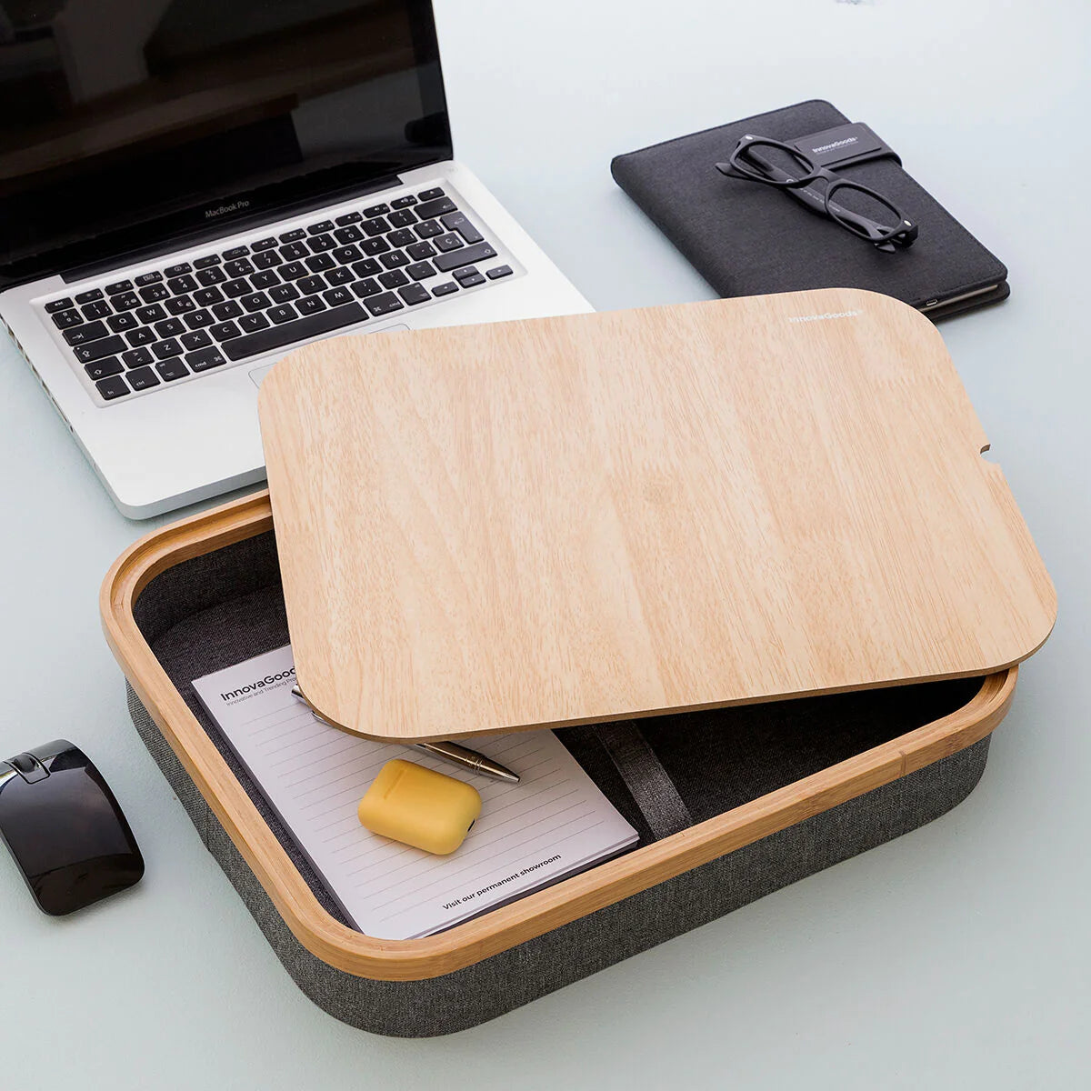 Portable Laptop Desk with Storage Tray