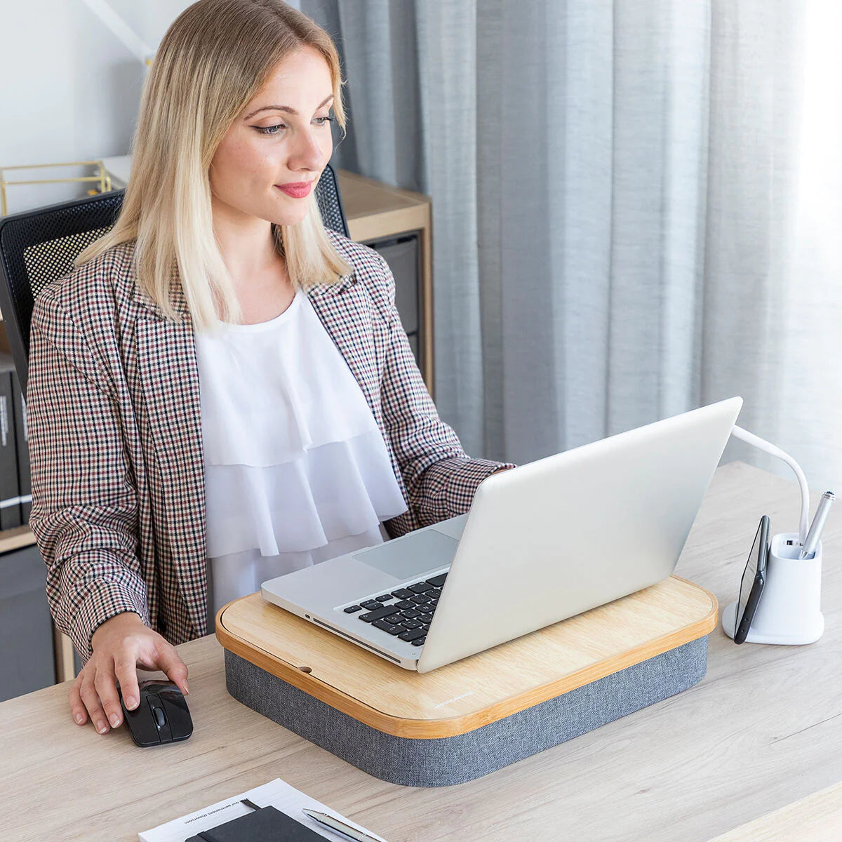 Portable Laptop Desk with Storage Tray