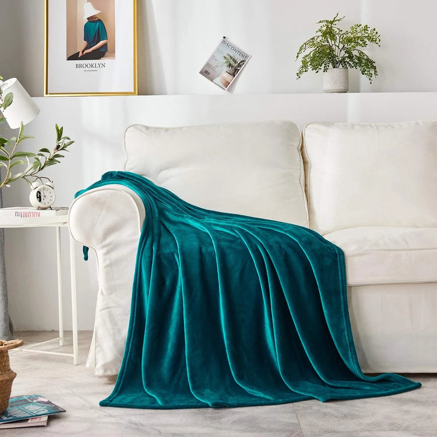 Ultra Soft Throw - Teal