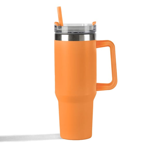 Hydrate Tumbler With Straw - Orange